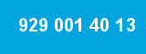 929 001 40 13